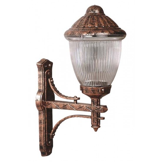 Modi Bahçe Aydınlatma BAP-68210-BKR Kahverengi Boyalı Dış Mekan Aydınlatma E27 ABS Polikarbon Cam 35x23cm