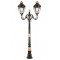 Modi Bahçe Aydınlatma BDR-68001-2S Sarı/Siyah Boyalı Dış Mekan Aydınlatma E27 Aluminyum Polikarbon Cam 110cm