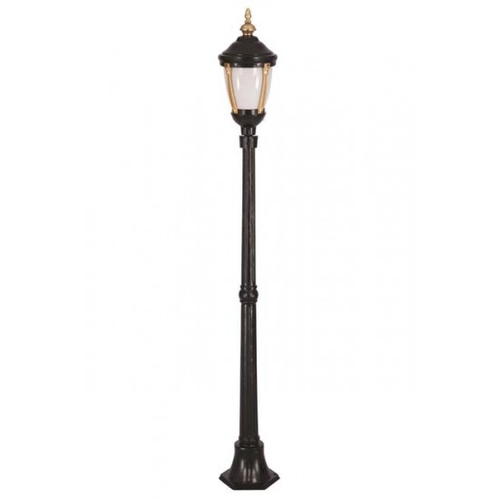 Modi Bahçe Aydınlatma BDR-68003-SOP Sarı/Siyah Boyalı Dış Mekan Aydınlatma E27 Aluminyum Polikarbon Cam 30cm