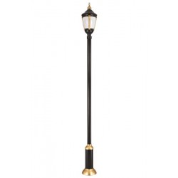Modi Bahçe Aydınlatma BDR-68006-1SOP Sarı/Siyah Boyalı Dış Mekan Aydınlatma E27 Aluminyum Polikarbon Cam 30cm
