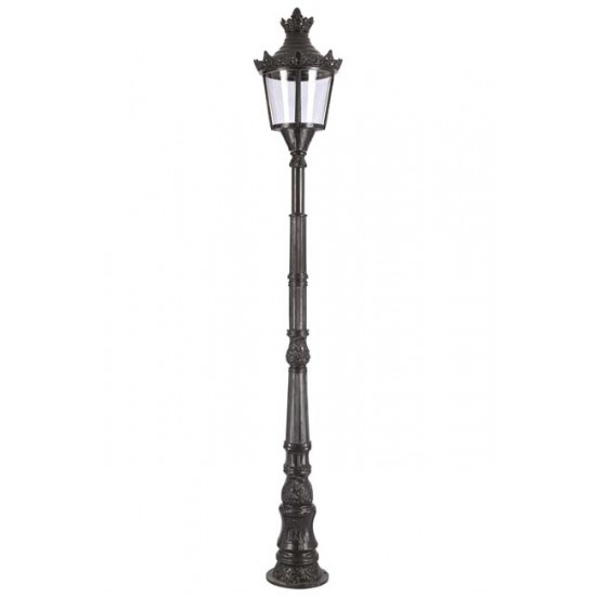 Modi Bahçe Aydınlatma BDR-68008-1BSY Yeşil Boyalı Dış Mekan Aydınlatma E27 Aluminyum Akrilik Cam 50cm