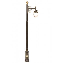 Modi Bahçe Aydınlatma BDR-68010-1BSY Sarı/Yeşil Boyalı Dış Mekan Aydınlatma E27 Aluminyum Akrilik Cam 60cm
