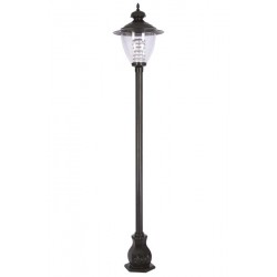 Modi Bahçe Aydınlatma BDR-68016-BSY Siyah Boyalı Dış Mekan Aydınlatma E27 Aluminyum Döküm Dip Polikarbon Cam 50cm
