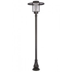 Modi Bahçe Aydınlatma BDR-68023-BDR Siyah Boyalı Dış Mekan Aydınlatma E27 Aluminyum Döküm Dip Akrilik Cam 65cm