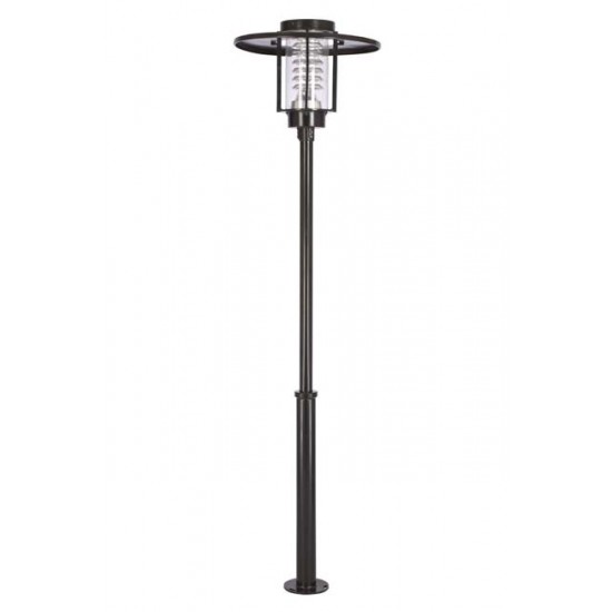 Modi Bahçe Aydınlatma BDR-68025-BSY Siyah Boyalı Dış Mekan Aydınlatma E27 Aluminyum Döküm Dip Akrilik Cam 65cm