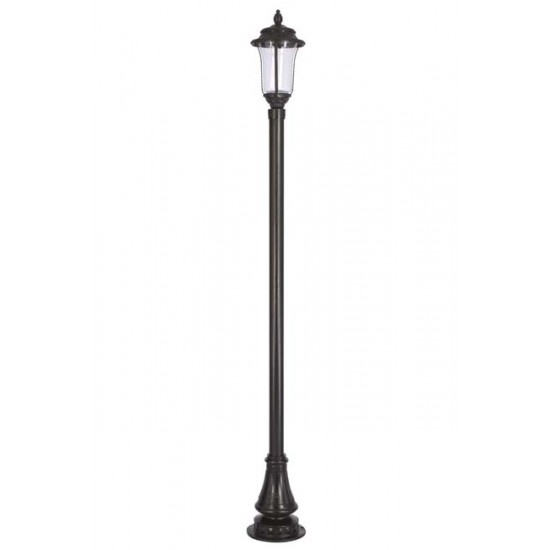 Modi Bahçe Aydınlatma BDR-68028-BSY Siyah Boyalı Dış Mekan Aydınlatma E27 Aluminyum Döküm Dip Akrilik Cam 30cm
