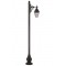 Modi Bahçe Aydınlatma BDR-68034-1BSY-OP Siyah Boyalı Dış Mekan Aydınlatma E27 Aluminyum Cam 50x30cm