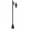 Modi Bahçe Aydınlatma BDR-68039-1BSY-M1-OP Siyah Boyalı Dış Mekan Aydınlatma E27 Aluminyum Döküm Dip Cam 50x23cm