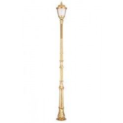 Modi Bahçe Aydınlatma BDR-68042-BSA-OP Sarı Boyalı Dış Mekan Aydınlatma E27 Aluminyum Polikarbon Cam 28cm