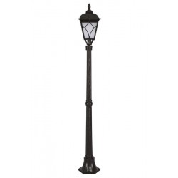 Modi Bahçe Aydınlatma BDR-68043-BSY-KOP Siyah Boyalı Dış Mekan Aydınlatma E27 Aluminyum Döküm Dip Cam 23cm