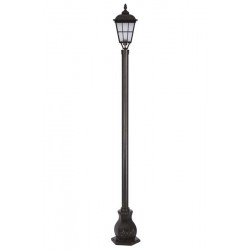 Modi Bahçe Aydınlatma BDR-68046-BSY-M2-OP Siyah Boyalı Dış Mekan Aydınlatma E27 Aluminyum Döküm Dip Cam 30cm