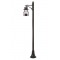 Modi Bahçe Aydınlatma BDR-68047-1BSY-M1-OP Siyah Boyalı Dış Mekan Aydınlatma E27 Aluminyum Döküm Dip Akrilik Cam 45x30cm