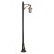 Modi Bahçe Aydınlatma BDR-68049-1BKR-OP Kahverengi/Siyah Boyalı Dış Mekan Aydınlatma E27 Aluminyum Döküm Dip Polikarbon Cam 45x30cm