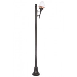 Modi Bahçe Aydınlatma BDR-68050-1BSY-OP Sarı/Siyah Boyalı Dış Mekan Aydınlatma E27 Aluminyum Döküm Dip Akrilik Cam 40x30cm