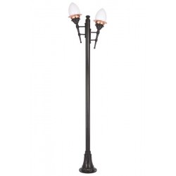 Modi Bahçe Aydınlatma BDR-68050-2BSY-OP Sarı/Siyah Boyalı Dış Mekan Aydınlatma E27 Aluminyum Döküm Dip Akrilik Cam 65x30cm