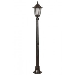 Modi Bahçe Aydınlatma BDR-68054-1BSY-OP Sarı/Siyah Boyalı Dış Mekan Aydınlatma E27 Aluminyum Döküm Dip Polikarbon Cam 25cm