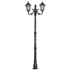 Modi Bahçe Aydınlatma BDR-68054-2BSY-M1-OP Sarı/Siyah Boyalı Dış Mekan Aydınlatma E27 Aluminyum Döküm Dip Polikarbon Cam 75cm