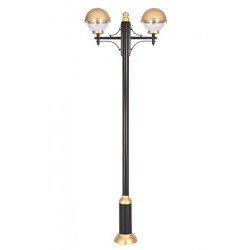 Modi Bahçe Aydınlatma BDR-68060-2BSY-M2 Sarı/Siyah Boyalı Dış Mekan Aydınlatma E27 Aluminyum Polikarbon Cam 90cm