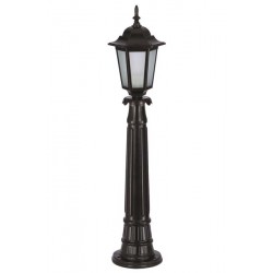 Modi Bahçe Aydınlatma BDR-68061-2BKR-OP Siyah Boyalı Dış Mekan Aydınlatma E27 Aluminyum Cam 20cm