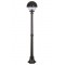 Modi Bahçe Aydınlatma BDR-68064-1BSY Siyah Boyalı Dış Mekan Aydınlatma E27 Aluminyum Polikarbon Cam 30cm