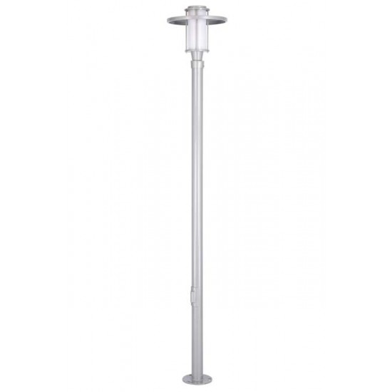 Modi Bahçe Aydınlatma BDR-68085-BBY-M2 Beyaz Boyalı Dış Mekan Aydınlatma E27 Aluminyum Döküm Dip Akrilik Cam 40cm