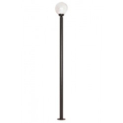 Modi Bahçe Aydınlatma BDR-68094-BSY-OP Siyah Boyalı Dış Mekan Aydınlatma E27 Aluminyum Akrilik Cam 30cm