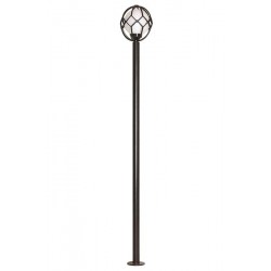 Modi Bahçe Aydınlatma BDR-68096-BSY-M2 Siyah Boyalı Dış Mekan Aydınlatma E27 Metal Polietilen Cam 35cm