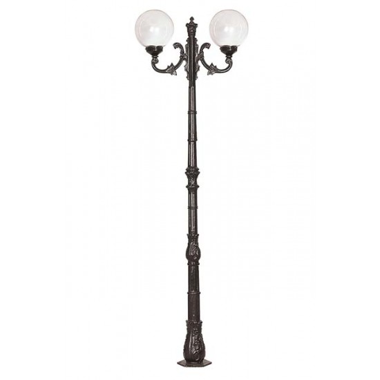 Modi Bahçe Aydınlatma BDR-68097-2BSY-OP Siyah Boyalı Dış Mekan Aydınlatma E27 Aluminyum ABS Akrilik Cam 75cm