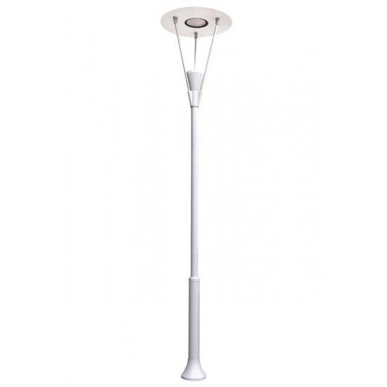 Modi Bahçe Aydınlatma BDR-68101-BBT-LED Beyaz Boyalı Dış Mekan Aydınlatma LED Çelik Boru 75cm