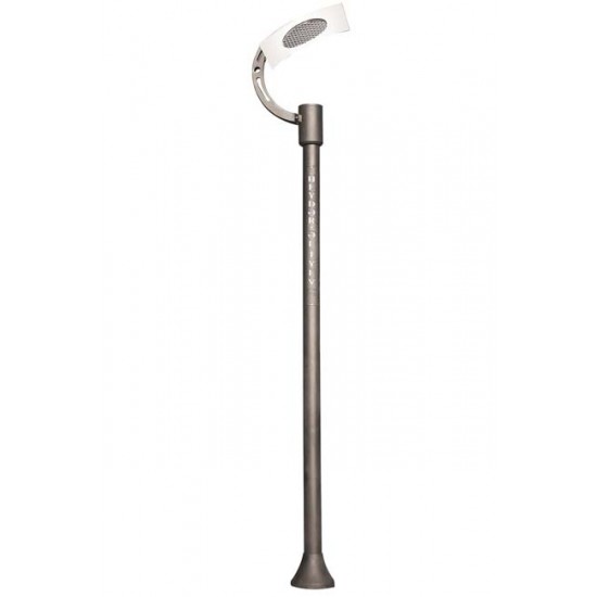 Modi Bahçe Aydınlatma BDR-68105-GR-LED Gri Boyalı Dış Mekan Aydınlatma G12 Çelik Boru Aluminyum 80cm