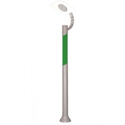 Modi Bahçe Aydınlatma BDR-68106-YSL-LED Gri/Yeşil Boyalı Dış Mekan Aydınlatma G12 Çelik Boru Aluminyum 70cm