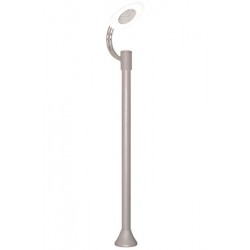 Modi Bahçe Aydınlatma BDR-68109-GR-LED Beyaz Boyalı Dış Mekan Aydınlatma LED Çelik Boru Polikarbon 70cm
