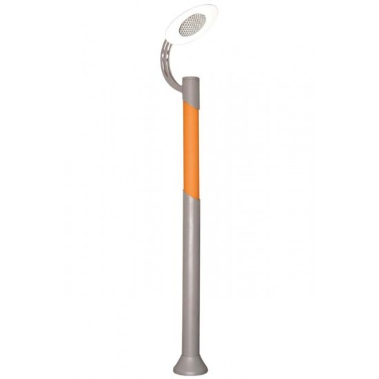Modi Bahçe Aydınlatma BDR-68110-OR-LED Beyaz Boyalı Dış Mekan Aydınlatma G12 Çelik Boru Aluminyum 80cm