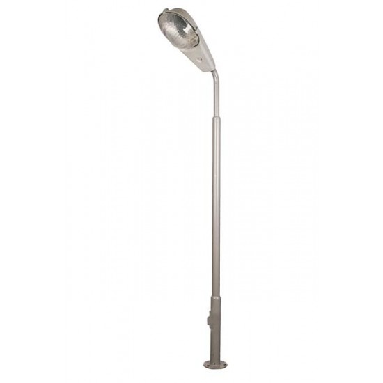 Modi Bahçe Aydınlatma BDR-68125-1GR Beyaz Boyalı Dış Mekan Aydınlatma E27 Çelik Boru 100cm