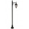 Modi Bahçe Aydınlatma BDR-68186-1BSY-M1 Kahverengi Boyalı Dış Mekan Aydınlatma E27 Çelik Boru ABS Polikarbon Cam 50x30cm