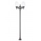 Modi Bahçe Aydınlatma BDR-68214-2BSY-M5 Siyah Boyalı Dış Mekan Aydınlatma E27 Çelik Boru ABS Akrilik Cam 50x20cm