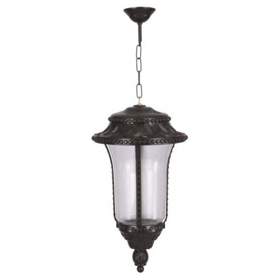 Modi Bahçe Aydınlatma BFE-68027-BSY Siyah Boyalı Dış Mekan Aydınlatma E27 Aluminyum Akrilik Cam 28cm