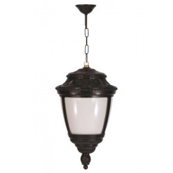 Modi Bahçe Aydınlatma BFE-68041-BSY-OP Siyah Boyalı Dış Mekan Aydınlatma E27 Aluminyum Polikarbon Cam 28cm