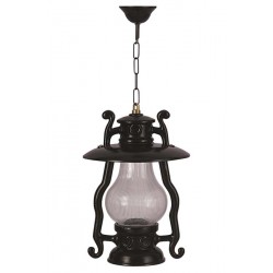 Modi Bahçe Aydınlatma BFE-68047-BSY-OP Siyah Boyalı Dış Mekan Aydınlatma E27 Aluminyum Akrilik Cam 30cm
