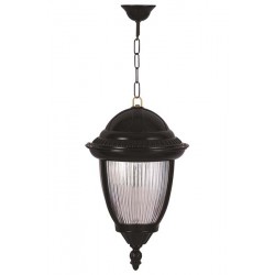Modi Bahçe Aydınlatma BFE-68053-BSY Siyah Boyalı Dış Mekan Aydınlatma E27 Aluminyum Döküm Dip Polikarbon Cam 25cm