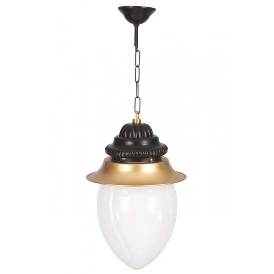 Modi Bahçe Aydınlatma BFE-68058-BSA-OP Sarı/Siyah Boyalı Dış Mekan Aydınlatma E27 Aluminyum Akrilik Cam 22cm