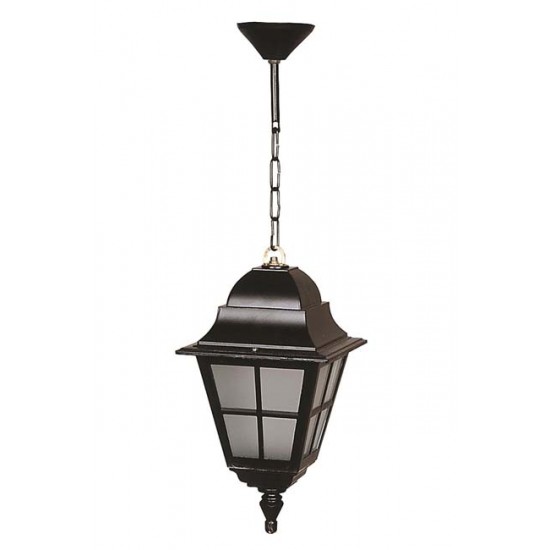 Modi Bahçe Aydınlatma BFE-68062-BSY-M1-OP Siyah Boyalı Dış Mekan Aydınlatma E27 Aluminyum Polikarbon Cam 18cm