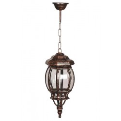 Modi Bahçe Aydınlatma BFE-68063-BKR Kahverengi Boyalı Dış Mekan Aydınlatma E27 Aluminyum Polikarbon Cam 20cm