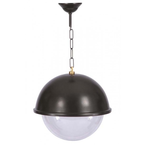 Modi Bahçe Aydınlatma BFE-68064-BSY-OP Siyah Boyalı Dış Mekan Aydınlatma E27 Aluminyum Polikarbon Cam 30cm