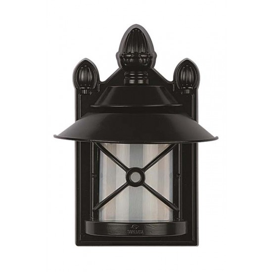 Modi Bahçe Aydınlatma BFE-68066-BSY-M2-OP Siyah Boyalı Dış Mekan Aydınlatma E27 Aluminyum Polikarbon Cam 25x15cm