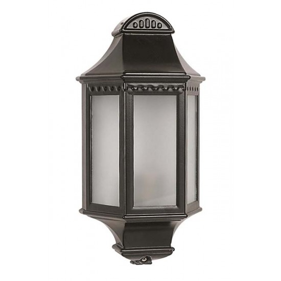 Modi Bahçe Aydınlatma BFE-68068-BSY-OP Siyah Boyalı Dış Mekan Aydınlatma E27 Aluminyum Polikarbon Cam 17x10cm