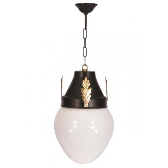 Modi Bahçe Aydınlatma BFE-68087-BSY-OP Sarı/Siyah Boyalı Dış Mekan Aydınlatma E27 Aluminyum Döküm Dip Akrilik Cam 25cm