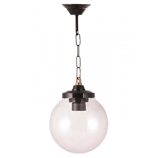 Modi Bahçe Aydınlatma BFE-68160-BSY Siyah Boyalı Dış Mekan Aydınlatma E27 ABS Akrilik Cam 20cm