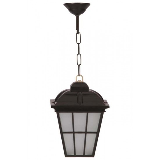 Modi Bahçe Aydınlatma BFE-68183-BSY Siyah Boyalı Dış Mekan Aydınlatma E27 ABS Polikarbon Cam 20cm