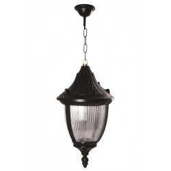 Modi Bahçe Aydınlatma BFE-68186-BSY-M1 Siyah Boyalı Dış Mekan Aydınlatma E27 ABS Polikarbon Cam 35cm